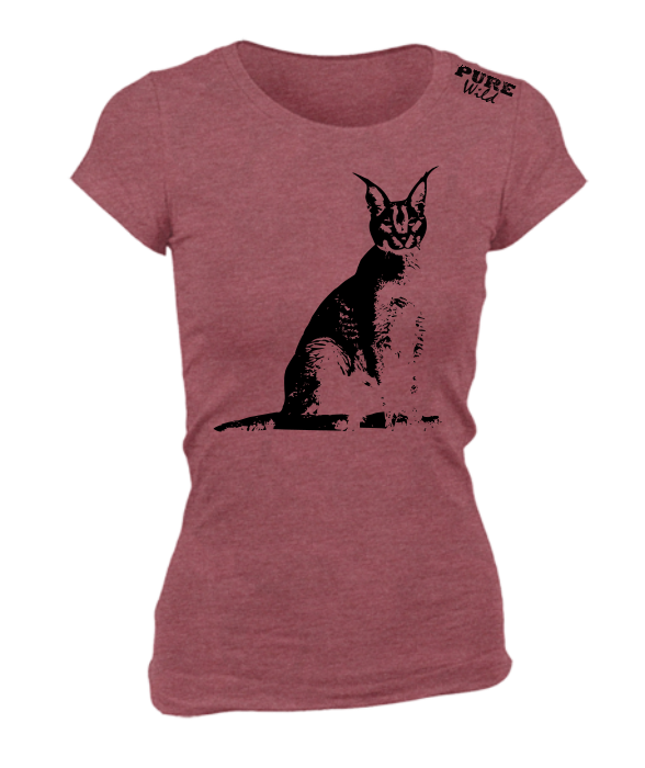 Caracal T-Shirt For The Ladies